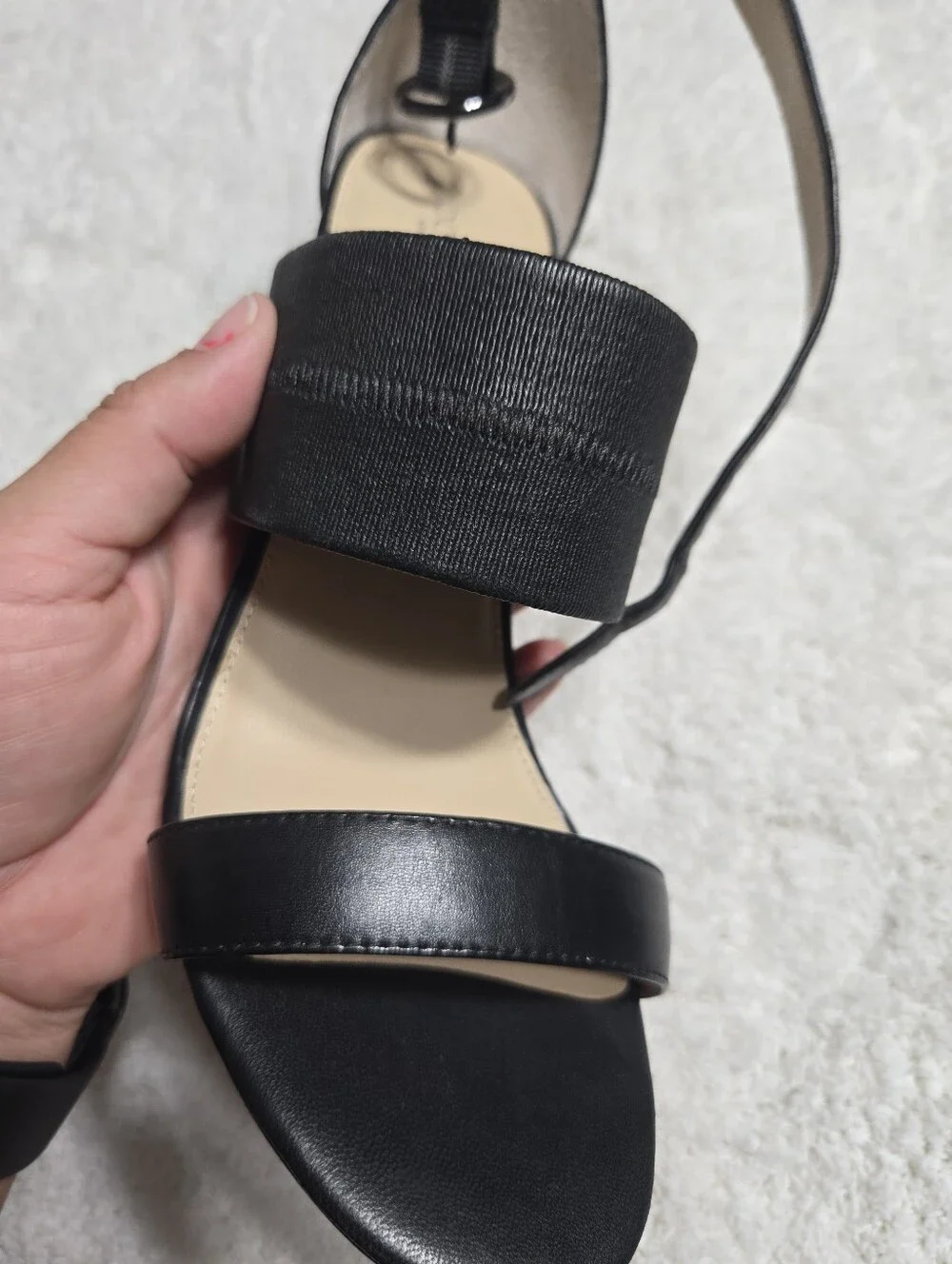 Botkier New York Gisella Black Ankle Strap Sandal Sz 9 Like New